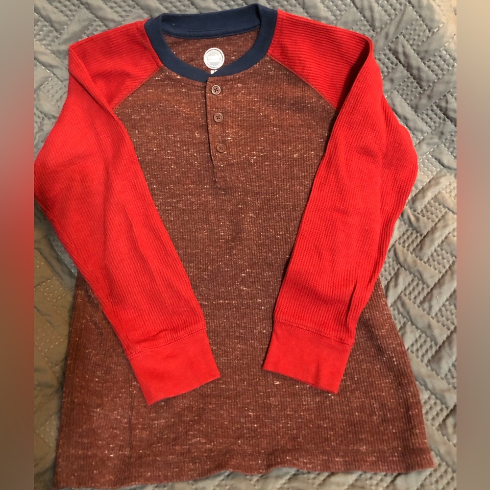 Boys Long Sleeve Wonder Nation Thermal Shirt